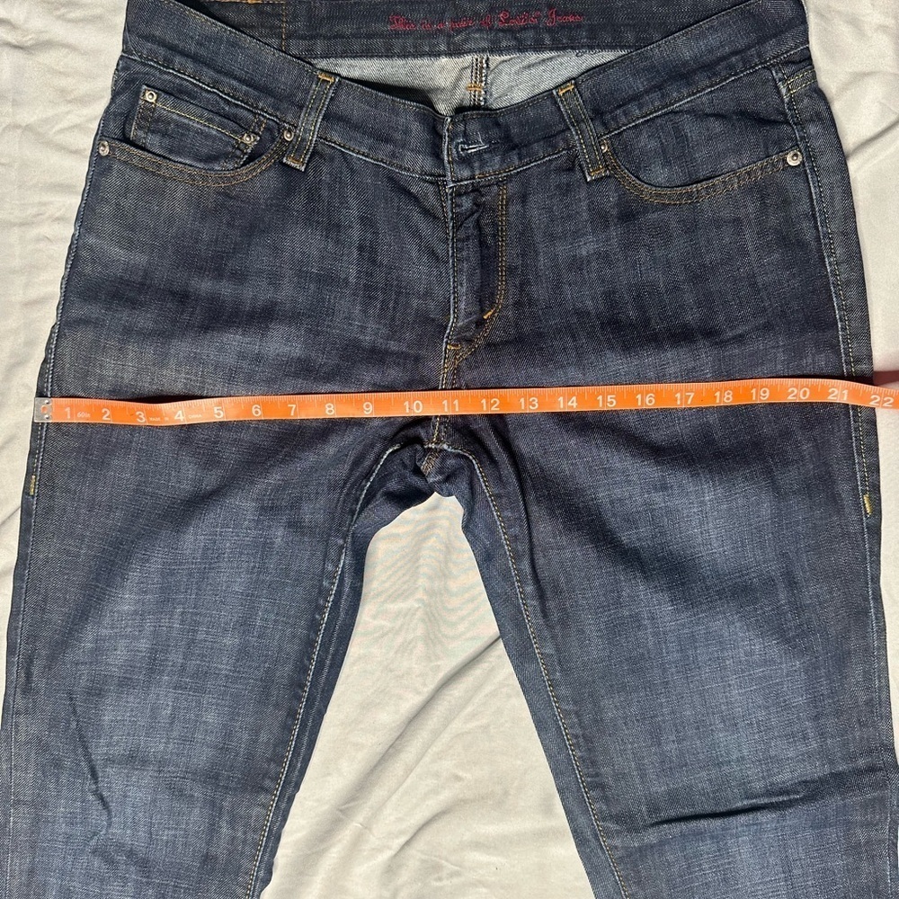 Levi's Dark Indigo Straight Jeans - Picture 12 of 17